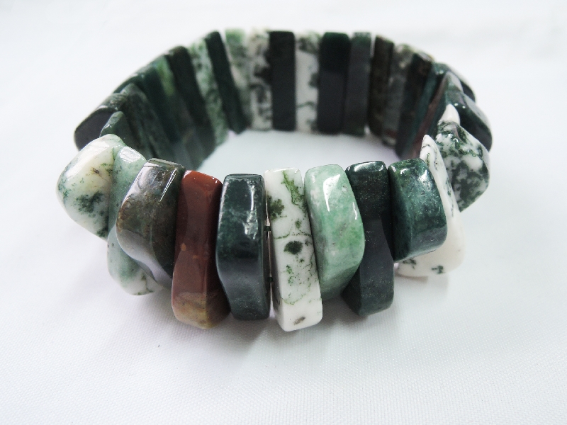 Moss Agate Braclet